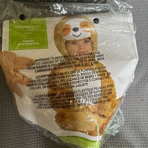 Baby sloth costume 6 to 12 months